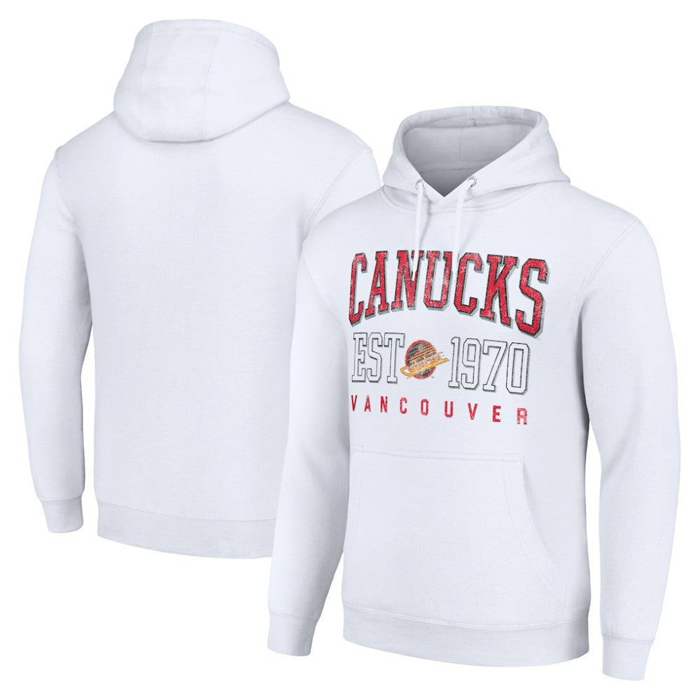 Vancouver Canucks Starter Retro Graphic Pullover Hoodie - NHL Hoodies