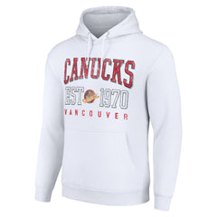 Vancouver Canucks Starter Retro Graphic Pullover Hoodie - NHL Hoodies