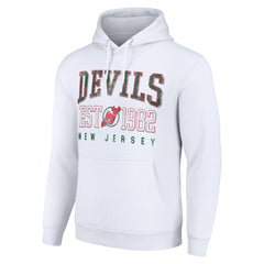 New Jersey Devils Starter Retro Graphic Pullover Hoodie - NHL Jerseys