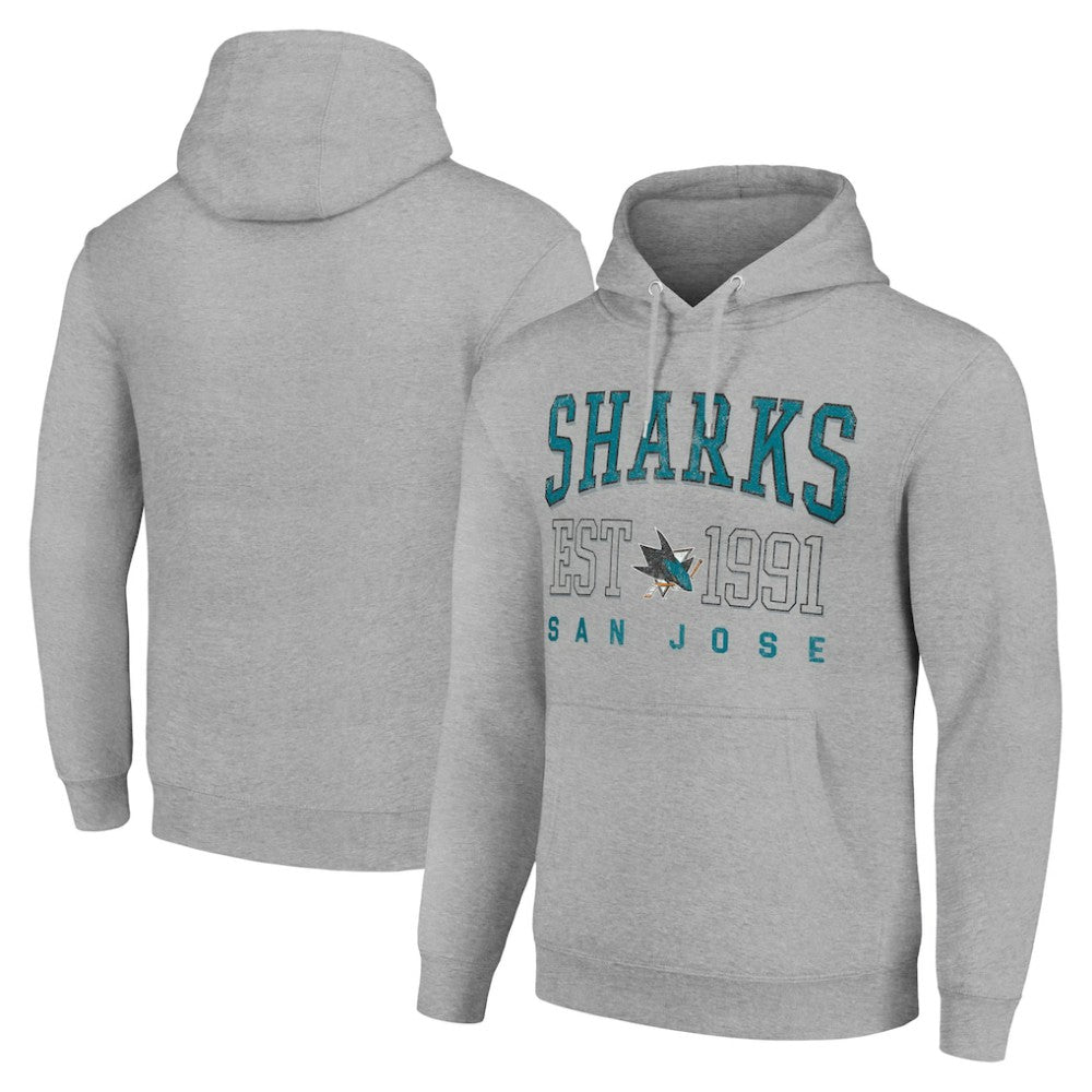 San Jose Sharks Starter Graphic Pullover Hoodie - NHL Hoodies