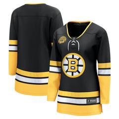 Boston Bruins Fanatics Women's Alternate 100th Anniversary Breakaway Jersey - NHL Jerseys
