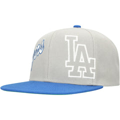 Los Angeles Dodgers Mitchell & Ness Knock Out Panel Snapback Hat - MLB Hats