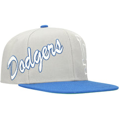 Los Angeles Dodgers Mitchell & Ness Knock Out Panel Snapback Hat - MLB Hats