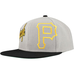 Pittsburgh Pirates Mitchell & Ness Knock Out Panel Snapback Hat - MLB Hats