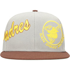 San Diego Padres Mitchell & Ness Knock Out Panel Snapback Hat - MLB Hats