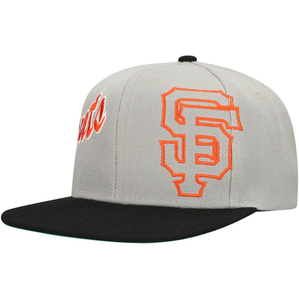 San Francisco Giants Mitchell & Ness Knock Out Panel Snapback Hat - MLB Hats