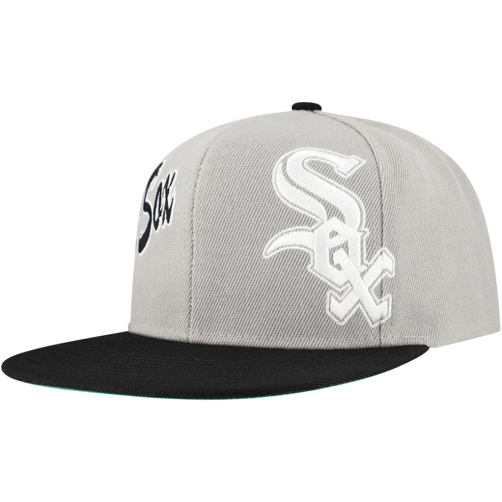 Chicago White Sox Mitchell & Ness Knock Out Panel Snapback Hat - MLB Hats