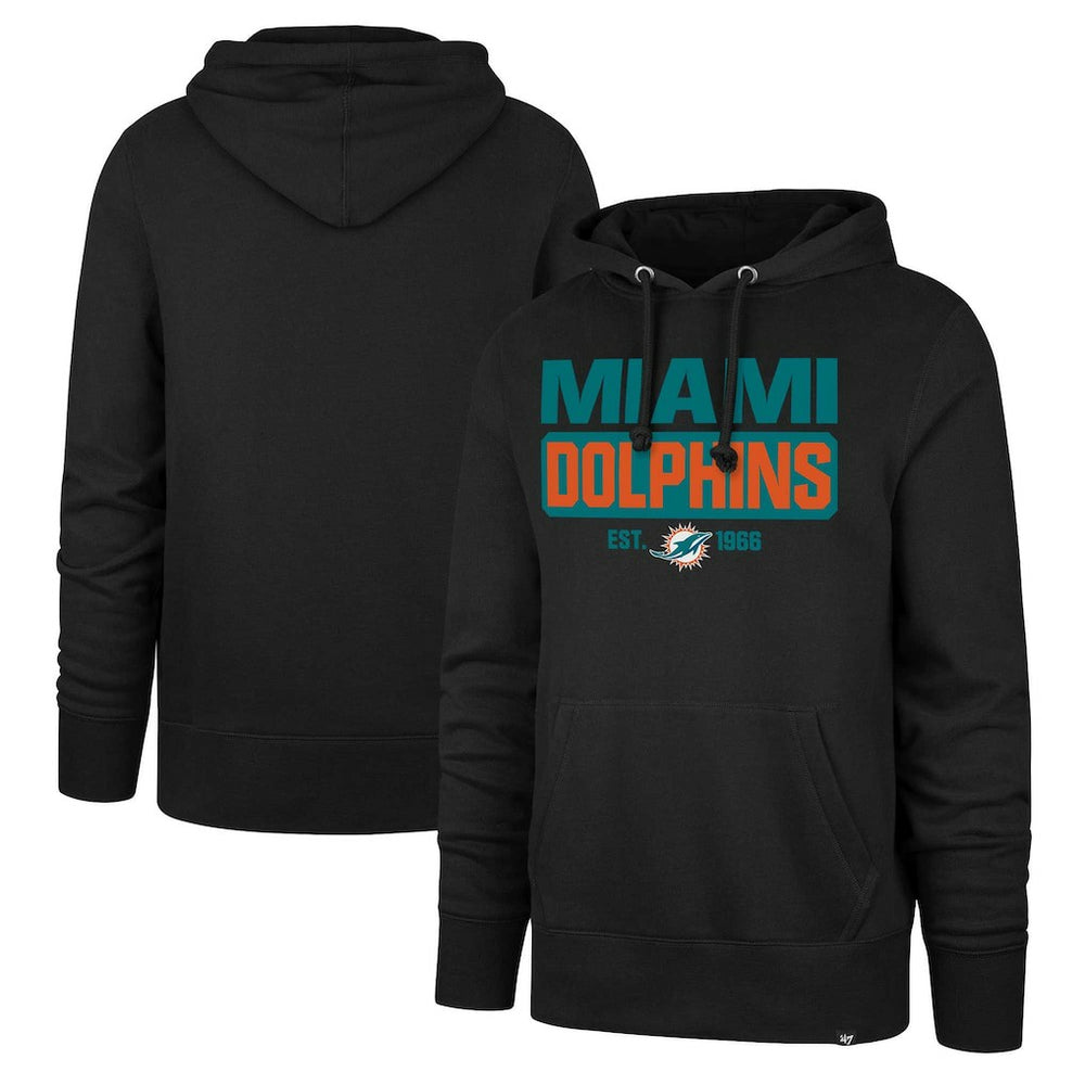 Miami Dolphins '47 Box Out Headline Pullover Hoodie | NFL Near me