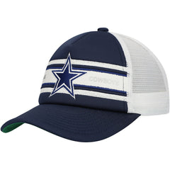 Dallas Cowboys Youth Stripe Trucker Adjustable Hat | NFL Sale