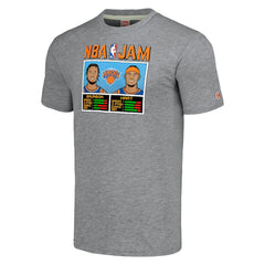 Gray Jalen Brunson & Josh Hart New York Knicks Homage Unisex NBA Jam Tri-Blend T-Shirt | NBA