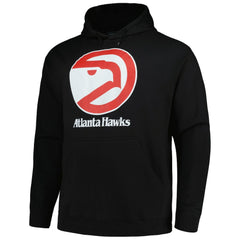 Black Atlanta Hawks Hardwood Classics Big & Tall Pullover Hoodie | NBA