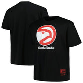 Black Atlanta Hawks Big & Tall Hardwood Classics Vintage Logo T-Shirt | NBA