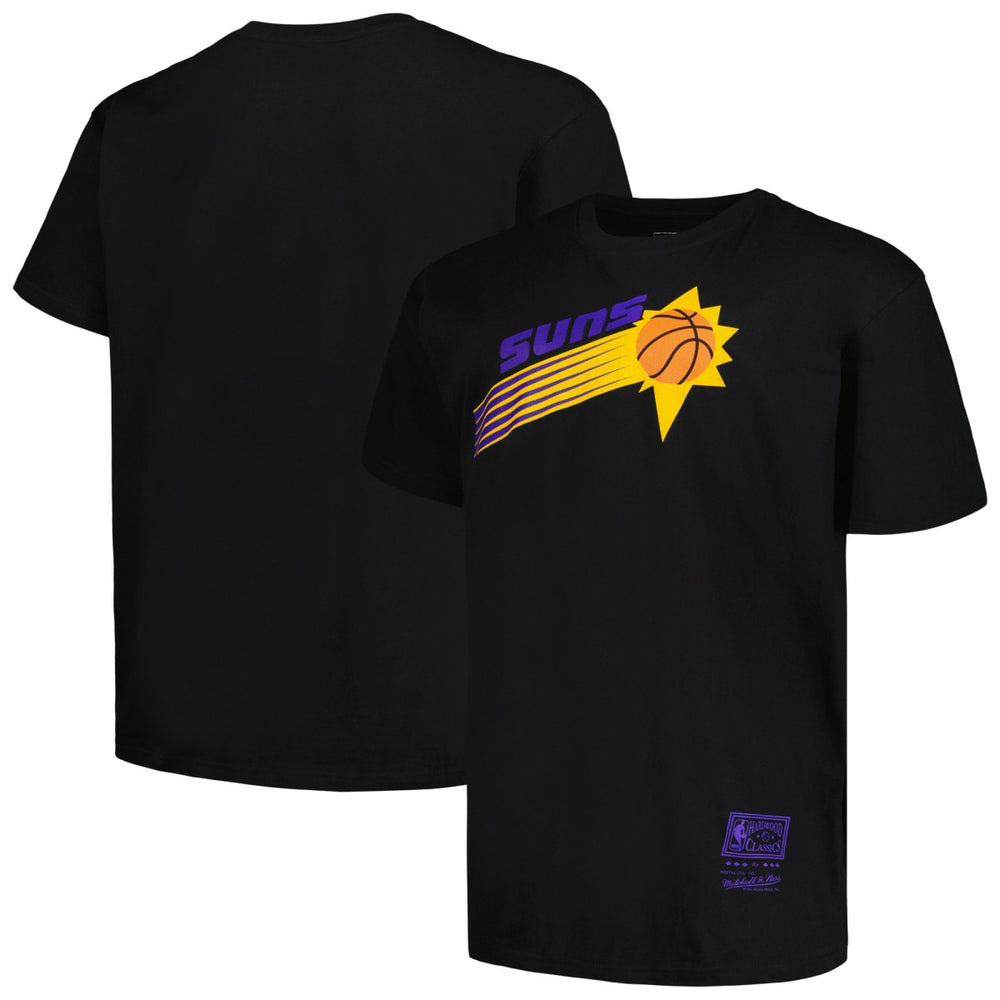 Black Phoenix Suns Big & Tall Hardwood Classics Vintage Logo T-Shirt | NBA