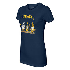 Milwaukee Brewers Tiny Turnip Women's Gnomes T-Shirt - MLB T-shirts