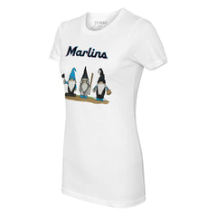 Miami Marlins Tiny Turnip Women's Gnomes T-Shirt - MLB T-shirts