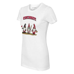 Cincinnati Reds Tiny Turnip Women's Gnomes T-Shirt - MLB T-shirts