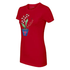Philadelphia Phillies Tiny Turnip Women's Lilies & Ladybugs T-Shirt - MLB T-shirts