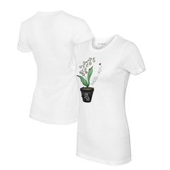 Chicago White Sox Tiny Turnip Women's Lilies & Ladybugs T-Shirt - MLB T-shirts