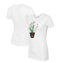 San Francisco Giants Tiny Turnip Women's Lilies & Ladybugs T-Shirt - MLB T-shirts