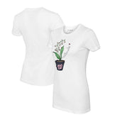 Washington Nationals Tiny Turnip Women's Lilies & Ladybugs T-Shirt - MLB T-shirts