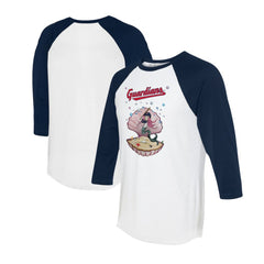 Cleveland Guardians Tiny Turnip Unisex Mermaid 3/4-Sleeve Raglan T-Shirt - MLB T-shirts