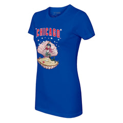 Chicago Cubs Tiny Turnip Women's Mermaid T-Shirt - MLB T-shirts