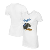 Los Angeles Dodgers Tiny Turnip Women's Monster Truck T-Shirt - MLB T-shirts