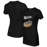 Chicago White Sox Tiny Turnip Women's Race Car T-Shirt - MLB T-shirts