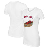 Boston Red Sox Tiny Turnip Women's Race Car T-Shirt - MLB T-shirts