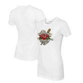 San Diego Padres Tiny Turnip Women's Tattoo Rose T-Shirt - MLB T-shirts