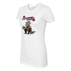Atlanta Braves Tiny Turnip Women's Triceratops T-Shirt - MLB T-shirts