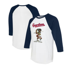 Cleveland Guardians Tiny Turnip Unisex 2024 Year of the Dragon 3/4-Sleeve Raglan T-Shirt - MLB T-shirts