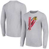 Chicago Blackhawks Starter Color Scratch Long-Sleeve T-Shirt - NHL T-shirts