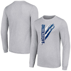Tampa Bay Lightning Starter Color Scratch Long-Sleeve T-Shirt - NHL T-shirts