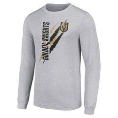 Vegas Golden Knights Starter Color Scratch Long-Sleeve T-Shirt - NHL T-shirts