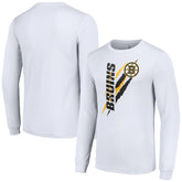 Boston Bruins Starter Color Scratch Long-Sleeve T-Shirt - NHL T-shirts