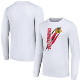 Chicago Blackhawks Starter Color Scratch Long-Sleeve T-Shirt - NHL T-shirts