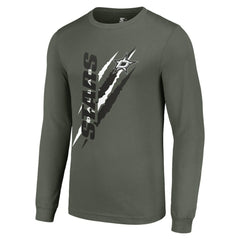 Dallas Stars Starter Color Scratch Long-Sleeve T-Shirt - NHL T-shirts