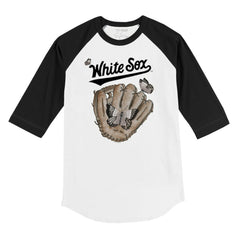 Chicago White Sox Tiny Turnip Youth Butterfly Glove 3/4-Sleeve Raglan T-Shirt - MLB T-shirts