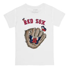 Boston Red Sox Tiny Turnip Youth Butterfly Glove T-Shirt - MLB T-shirts