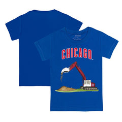 Chicago Cubs Tiny Turnip Youth Excavator T-Shirt - MLB T-shirts