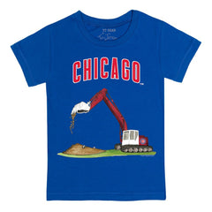 Chicago Cubs Tiny Turnip Youth Excavator T-Shirt - MLB T-shirts