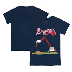 Atlanta Braves Tiny Turnip Youth Excavator T-Shirt - MLB T-shirts
