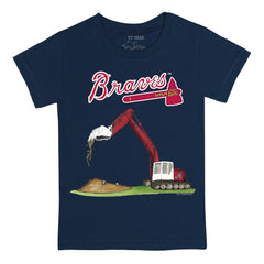 Atlanta Braves Tiny Turnip Youth Excavator T-Shirt - MLB T-shirts