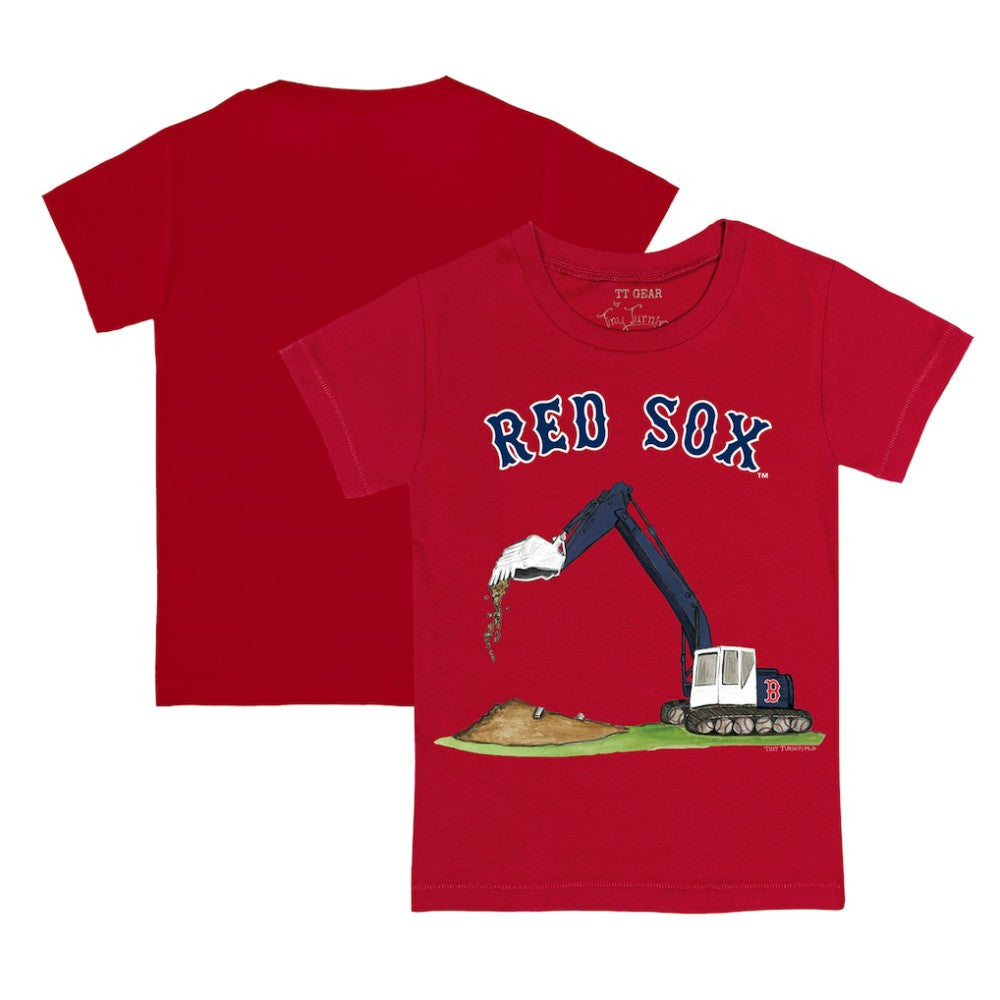 Boston Red Sox Tiny Turnip Youth Excavator T-Shirt - MLB T-shirts
