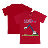 Philadelphia Phillies Tiny Turnip Youth Excavator T-Shirt - MLB T-shirts