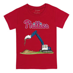 Philadelphia Phillies Tiny Turnip Youth Excavator T-Shirt - MLB T-shirts