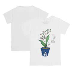 Los Angeles Dodgers Tiny Turnip Youth Lilies & Ladybugs T-Shirt - MLB T-shirts