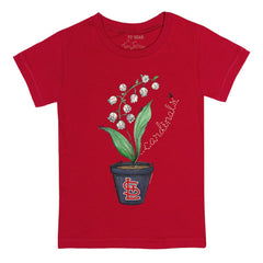 St. Louis Cardinals Tiny Turnip Youth Lilies & Ladybugs T-Shirt - MLB T-shirts