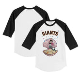 San Francisco Giants Tiny Turnip Youth Mermaid 3/4-Sleeve Raglan T-Shirt - MLB T-shirts